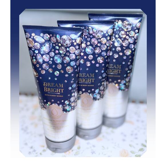 Bath & Body Works 10 fl oz Dream Bright Moisturizing Body Wash Creamy Lather x3 - Picture 2 of 5